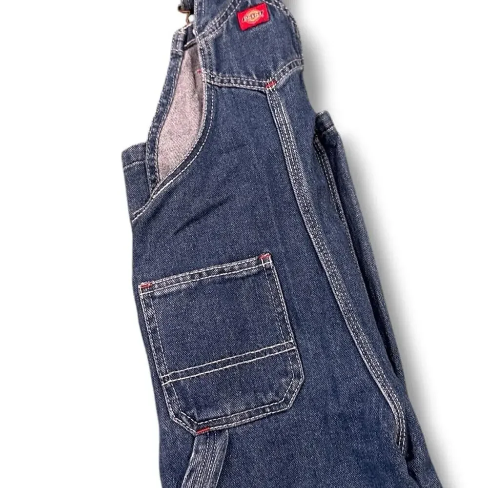 Dickies blue denim overalls with